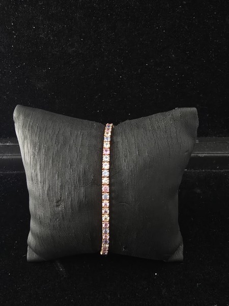 Tennis In Oro Rosa e Zaffiri Pastello