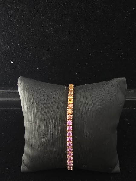 Tennis In Oro Rosa e Zaffiri Rainbow