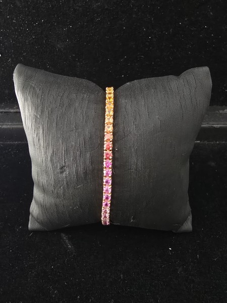 Tennis In Oro Rosa e Zaffiri Rainbow